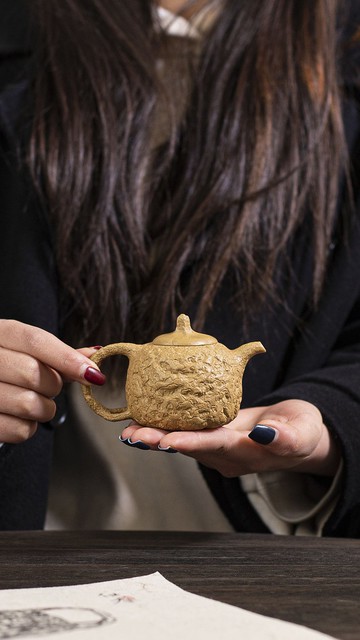 送禮紫砂壺茶壺小供春 把玩器 100cc 精品陈腐段泥 正宗润泽 慕古