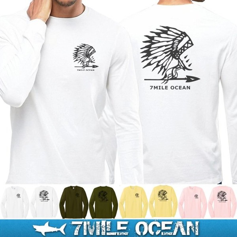 メール便 送料無料 7mile Ocean メンズ 長袖 ロング Tシャツ ロンt プリント ロゴｔ アメカジ ストリート 人気 ブランド 大き目 ビックサイズ 通販 Lineポイント最大0 5 Get Lineショッピング