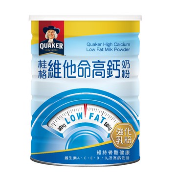 [家速配]桂格高鈣維他命低脂奶粉 825g