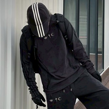 ADIDAS x THUG CLUB 薄長袖 聯名款 網布拼接 破壞 KC2196/KC2198