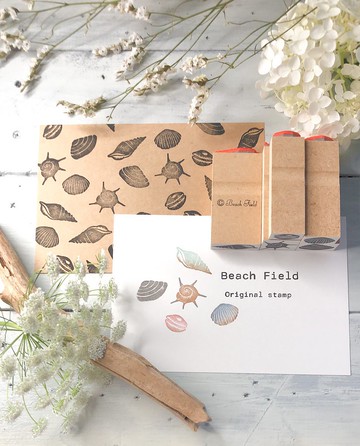 貓與女孩 木頭印章