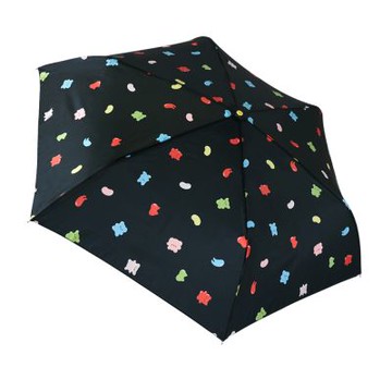 RAINSTORY軟糖熊抗UV手開輕細口紅傘