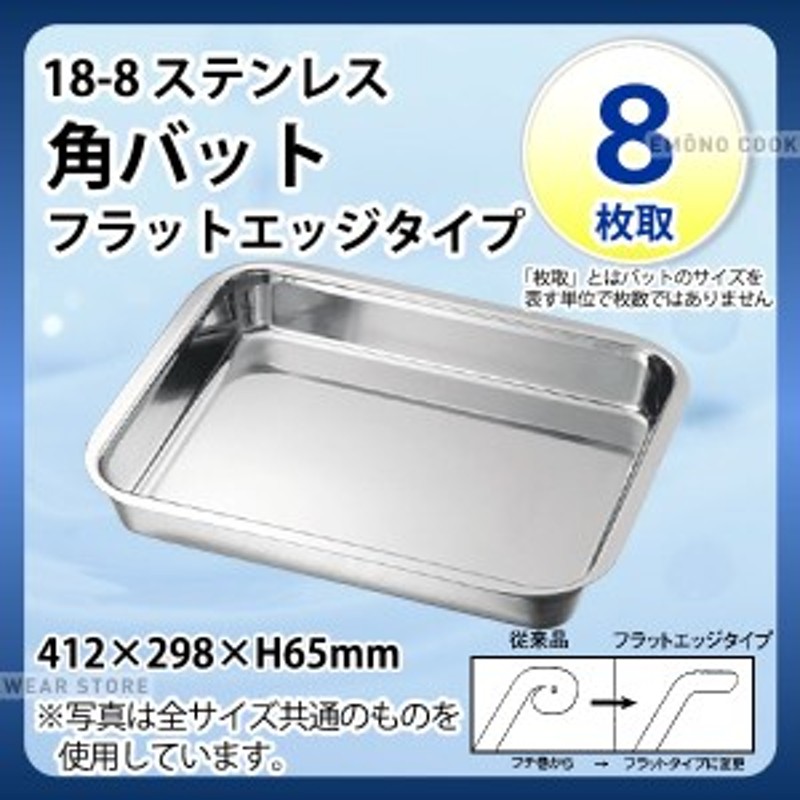 最大94％オフ！ クローバー 18-8 浅型バット 8枚取4 １枚入り 1個 ABT-11-25