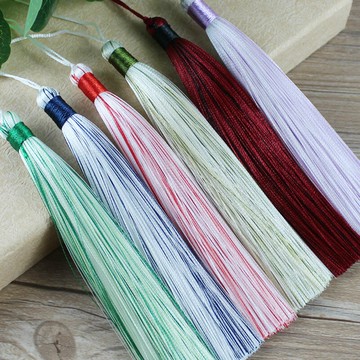 彩色 混合雙色流蘇穗子 手工漢服男女古風旗袍書簽飾品配件穗 細