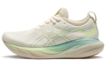 WMNS ASICS GEL-NIMBUS 25 CREAM WHITE GREEN