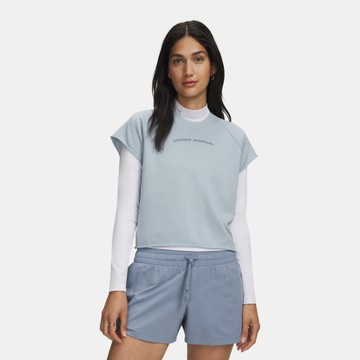 UA 女 Icon Cut Off 短袖T-Shirt 人氣新品
