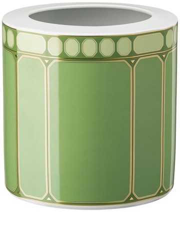Swarovski - Signum vase (17cm) - unisex - Porcelain - One Size - Green