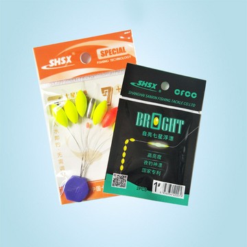 三信七星漂 7+2 自亮浮漂發光醒目 傳統釣漂 逗釣 浮子 漁具垂釣鑫弘-戶外運動