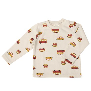 akachan honpo - 長袖休閒上衣-圖案-紅色