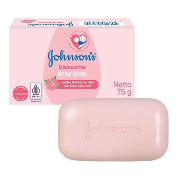 嬌生 Johnson's 嬰兒潤膚香皂-花朵馨香 (75g/個)【杏一】