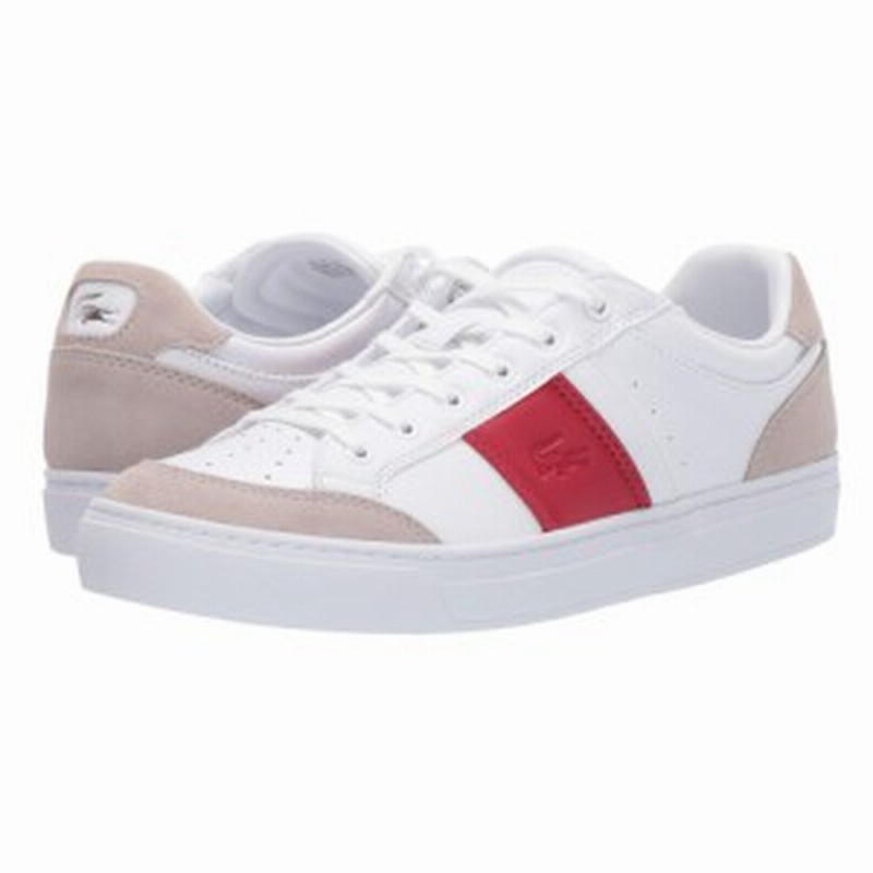 ラコステ Lacoste レディース スニーカー シューズ 靴 Courtline 319 1 Us White Red 通販 Lineポイント最大1 0 Get Lineショッピング