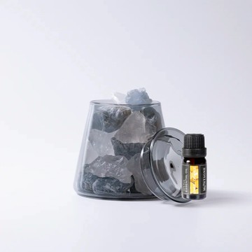 【Montagne】藍混晶｜富士山晶礦杯鍍色款（贈杯蓋）｜甜橙10ml _廠商直送