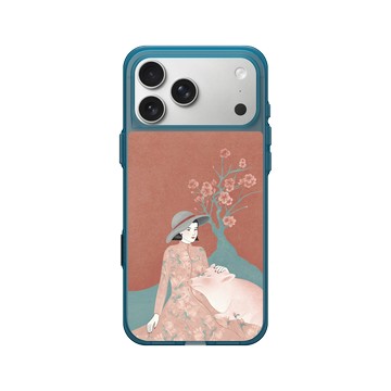 iPhone 17 Pro Max Clear (相機按鈕) 夜幕藍 - 欣蒂小姐 Miss Cyndi - 靈獸 / 吾與紅櫻