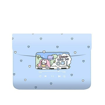 卡通簡約筆電包新款適用於蘋果macbook15點6寸air13.3寸華為matebookD16聯想女小新14內袋pro保