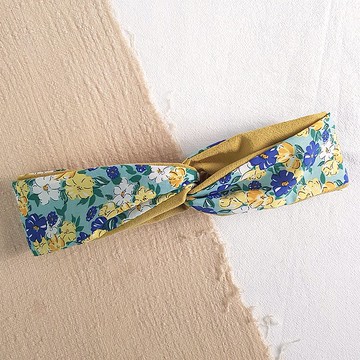 旅行路上 復古風 交叉髮帶/髮飾