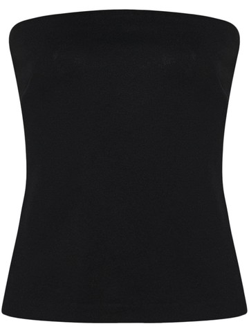 Rosetta Getty - strapless EcoVero™-blend top - women - EcoVero Viscose (LENZING)/Elastane - M - Black