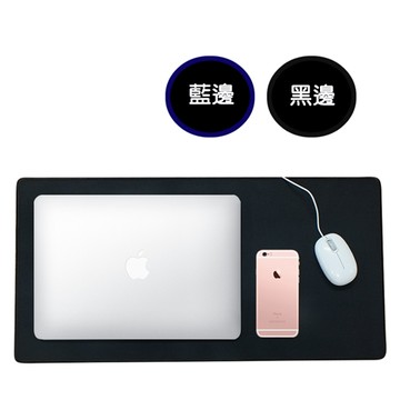 多功能大尺寸精密鎖邊滑鼠墊 (60cm*30cm)黑邊