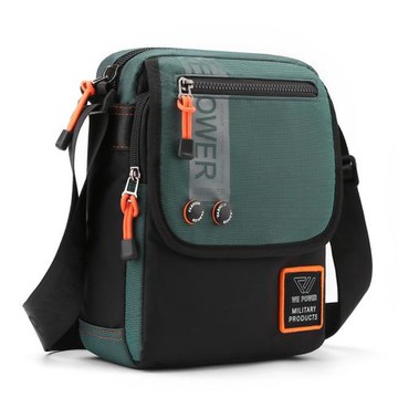 大號單肩包潮牌牛津布運動小背包男士斜挎包新款多功能通勤男掛包