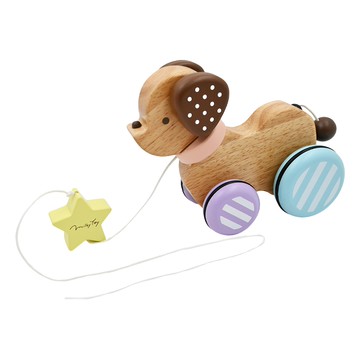 Ed.Inter 手拉車玩具 寶寶學步好夥伴  糖果小狗  1組