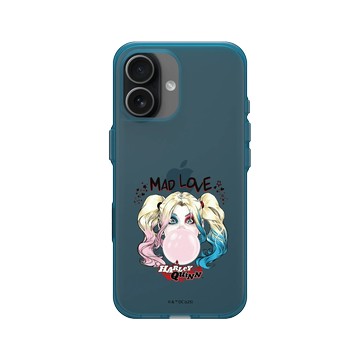 iPhone 17 Clear (相機按鈕) 夜幕藍 - Batman 蝙蝠俠 - 小丑女 瘋狂的愛