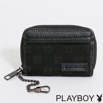 PLAYBOY - 卡片鎖包 Modish系列 - 黑色