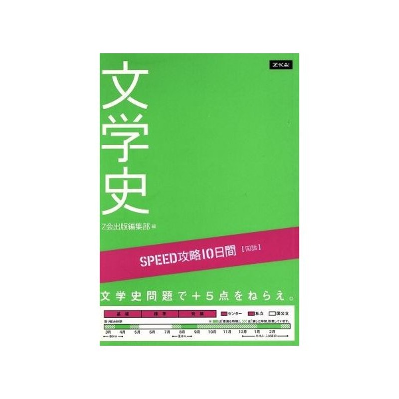 ｓｐｅｅｄ攻略１０日間 国語 文学史 ｚ会出版編集部 編者 通販 Lineポイント最大get Lineショッピング