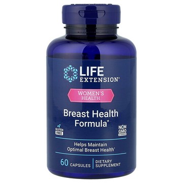 Life Extension, 女性健康，乳房健康配方，60 粒膠囊
