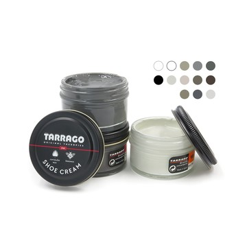 糊塗鞋匠 優質鞋材 L165BL 西班牙Tarrago皮革鞋乳50ml 【黑白色系】 1罐