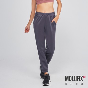 Mollifix 瑪莉菲絲 遠紅外線升溫循環運動長褲、瑜珈服、Legging (隕石灰)