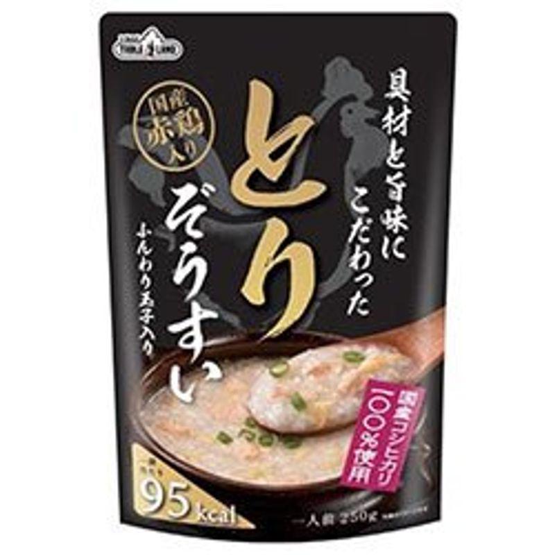 丸善食品工業 テーブルランド 具材と旨味にこだわったとりぞうすい 250gパウチ×24袋入