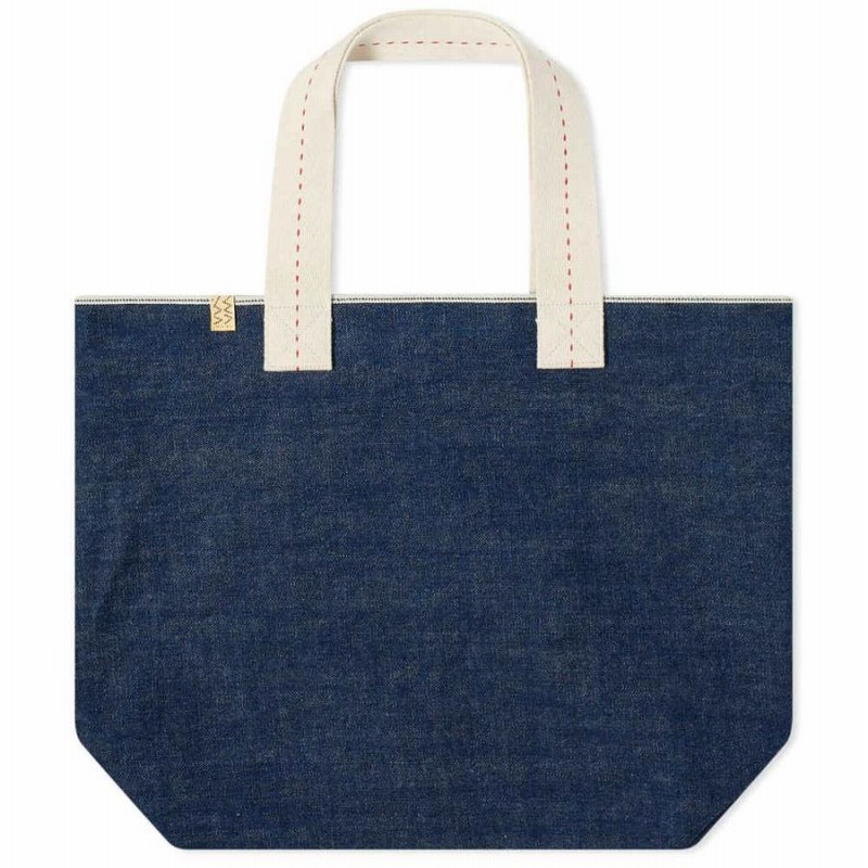VISVIM CANVAS R TOTE デニム風 グレー トートバッグ VISVIM CANVAS R
