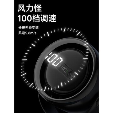 Kini八爪魚高速小風扇渦輪小風炮嬰兒車小推車電動車風扇戶外專用小夜燈迷你桌面小型USB充電便攜降溫新款