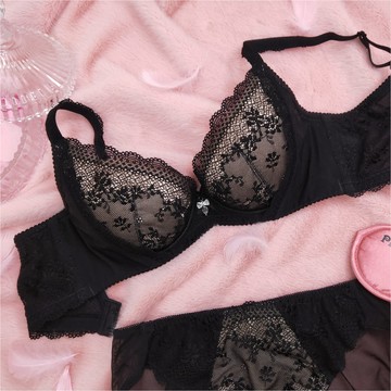 【瑪登瑪朵】無限包覆內衣  B-F罩杯-黑