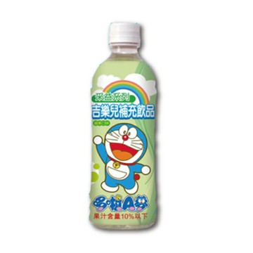 [夏日補充] 吉樂兒 哆啦A夢電解質/電解水補充飲品(蘋果)500ml【德芳保健藥妝】