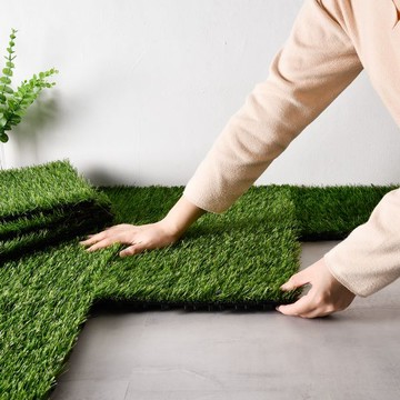 Meric Garden 仿真草皮可移動拼接地板/卡扣地板_6入/組