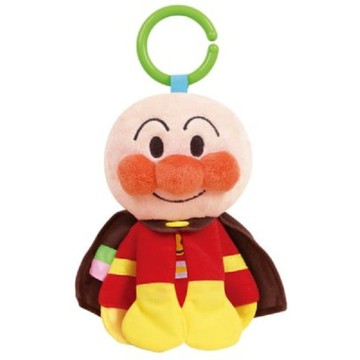 日本進口 bandia 麵包超人 anpanman 嬰兒車 絨毛玩具 娃娃 吊飾 嬰幼兒玩具
