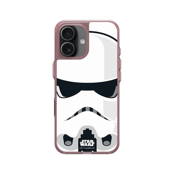 iPhone 17 Clear (相機按鈕) 晶醺玫 - 迪士尼-星際大戰 Star Wars - 風暴兵-大臉系列