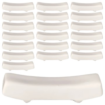 TATUNG 大同磁器 筷架 6 x 1.5 x 1.2cm 20個 1組 - 簡約設計 易於清潔  白色