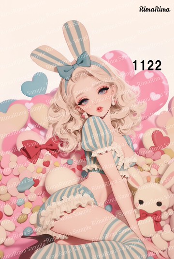 1122 原創貼紙 原創人物貼紙 貼紙 標籤 ri-ma-ri-ma RimaRima