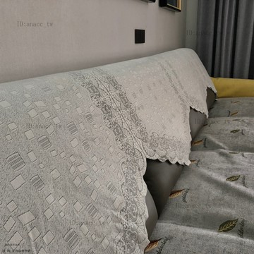 【工廠直銷】A 冰絲加厚加密鏤空蕾絲沙髮巾沙髮墊靠背巾四季通用