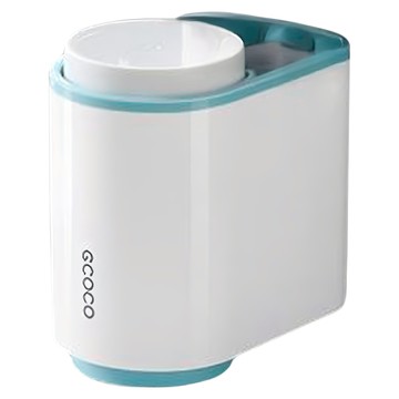 ecoco 意可可 省空間磁吸雙杯收納架  睿智藍  免打孔安裝  浴室收納  1個