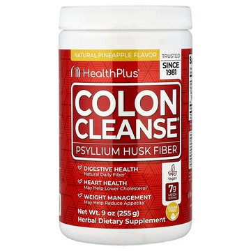 Health Plus, 結腸清體®，天然菠蘿味，9 盎司（255 克）