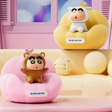 送護手霜【遊戲家】蠟筆小新 小新小夜燈 3D 沙發床頭燈 蠟筆小新床頭燈 (盲盒顏色隨機出貨) 生日快樂