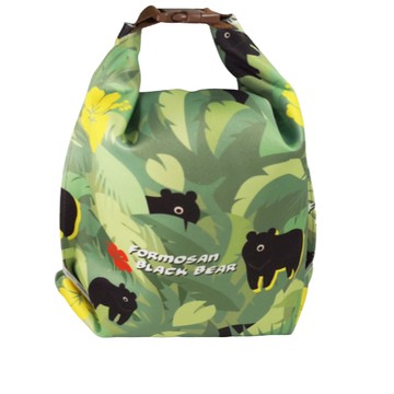 [JC ECO BELIEVER] 叢林黑熊矽膠布食物袋 2.5L 好食袋 湯麵袋 火鍋外帶 開口大 可當湯碗 食物袋 矽膠食物袋 ENJOY101