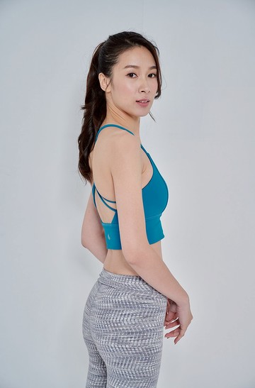 春夏穿搭【Yoga Flow】Alma Bra-Aquamarine Blue  快速出貨