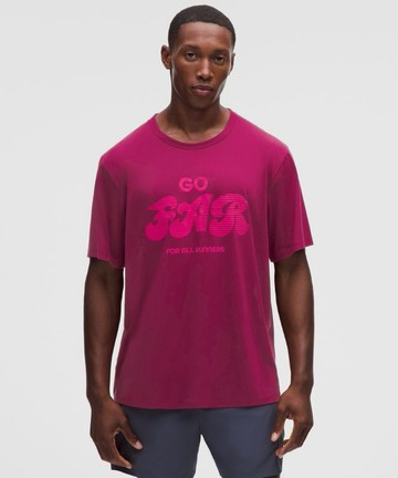 Mile Maker Mesh Short-Sleeve Shirt Run Graphic Size XS
