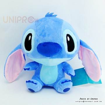【UNIPRO】迪士尼 史迪奇 STITCH 經典 坐姿 垂耳 24公分 絨毛玩偶 娃娃 禮物 星際寶貝