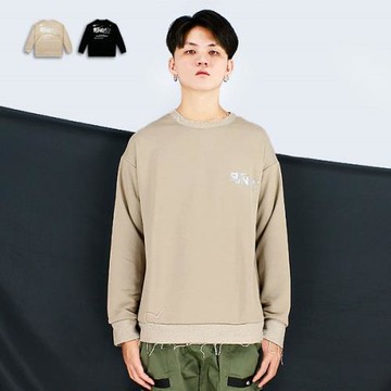 『RFD』不修邊反光字長T-2色可選 《00113998》