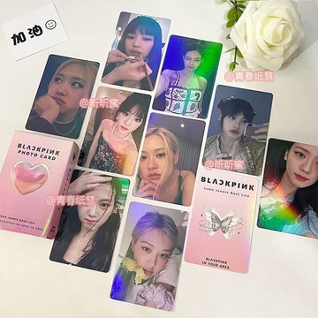 ✨桃園出貨✨粉墨aespa IVE gidie專輯小卡TXT BTS EXO 柳智敏張元英鐳射小卡