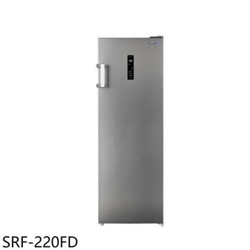 聲寶【SRF-220FD】216公升直立式變頻冷凍櫃(含標準安裝)(7-11商品卡500元)